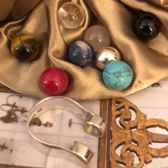 Silpada Sterling Silver Interchangeable Ring with Eight interchangeable … - Picture 3 of 7